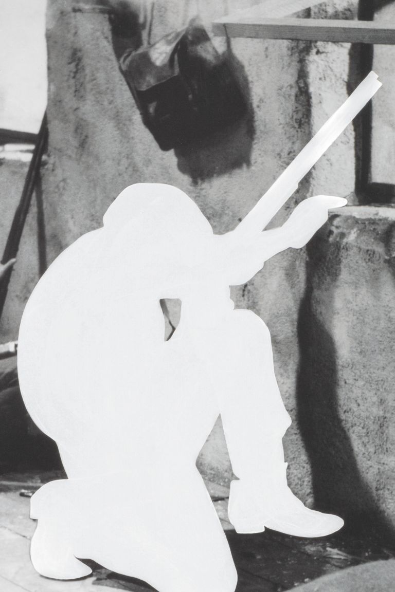 John Baldessari
The Space Between Two Rifles., 2019 (detail)