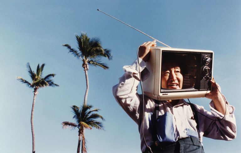 Nam June&nbsp;Paik in Miami, 1990
Courtesy the Estate of Nam June Paik. Photo: Brian Smith