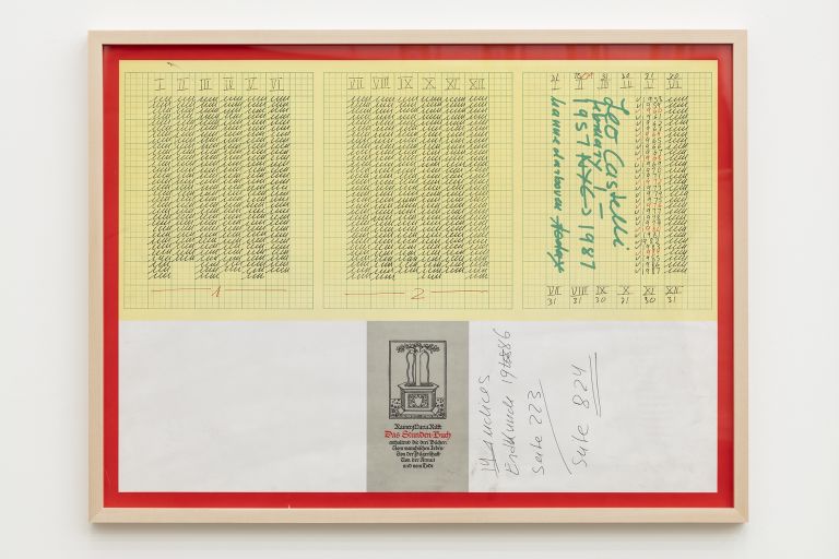Hanne Darboven
Erdkunde I, II, III / Geography I, II, III, 1986 (detail)
