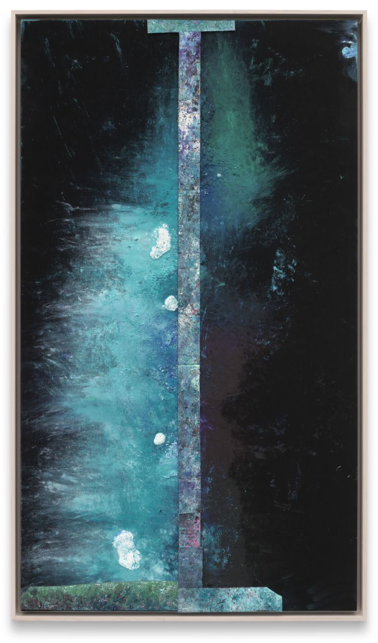 Sterling Ruby
WIDW. SOFT RIME., 2022
Acrylic, oil, and cardboard on canvas
133.4 &times; 76.2 &times; 3.8 cm
52 1/2 &times; 30 &times; 1 1/2 inches