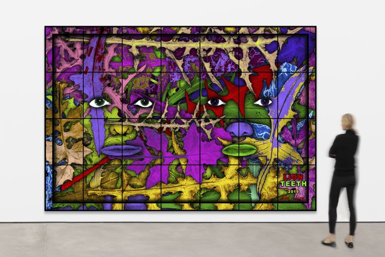 Gilbert & George
LION TEETH, 2019 (scale image)