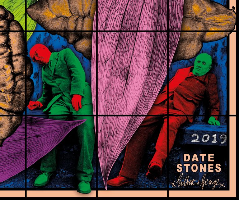 Gilbert & George
DATE STONES, 2019 (detail)
