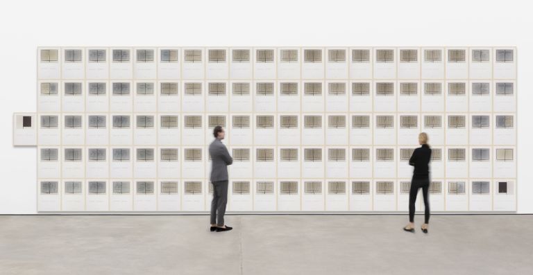 Hanne Darboven
Kalenderbuch 92 / Calendar book 92, 1992 (installation view)