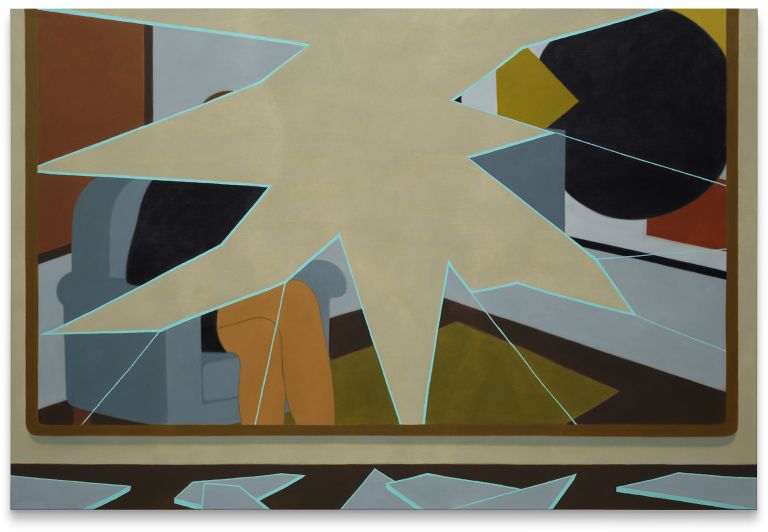 Henni Alftan
Broken Mirror, 2021
Oil on canvas
130 &times; 195 cm
51 1/8 &times; 76 3/4 inches