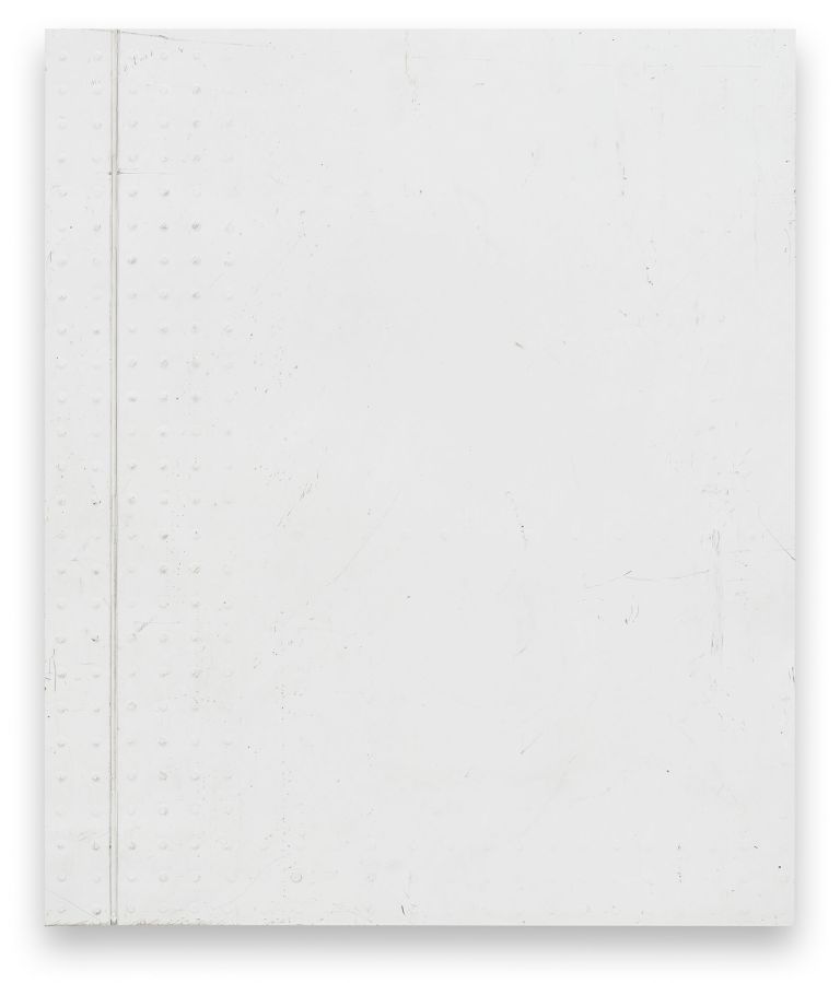 Michail Pirgelis
Opaque White, 2021
Aluminium, titanium, lacquer
64 &times; 54 &times; 5 cm
25 1/8 &times; 21 1/4 &times; 2 inches