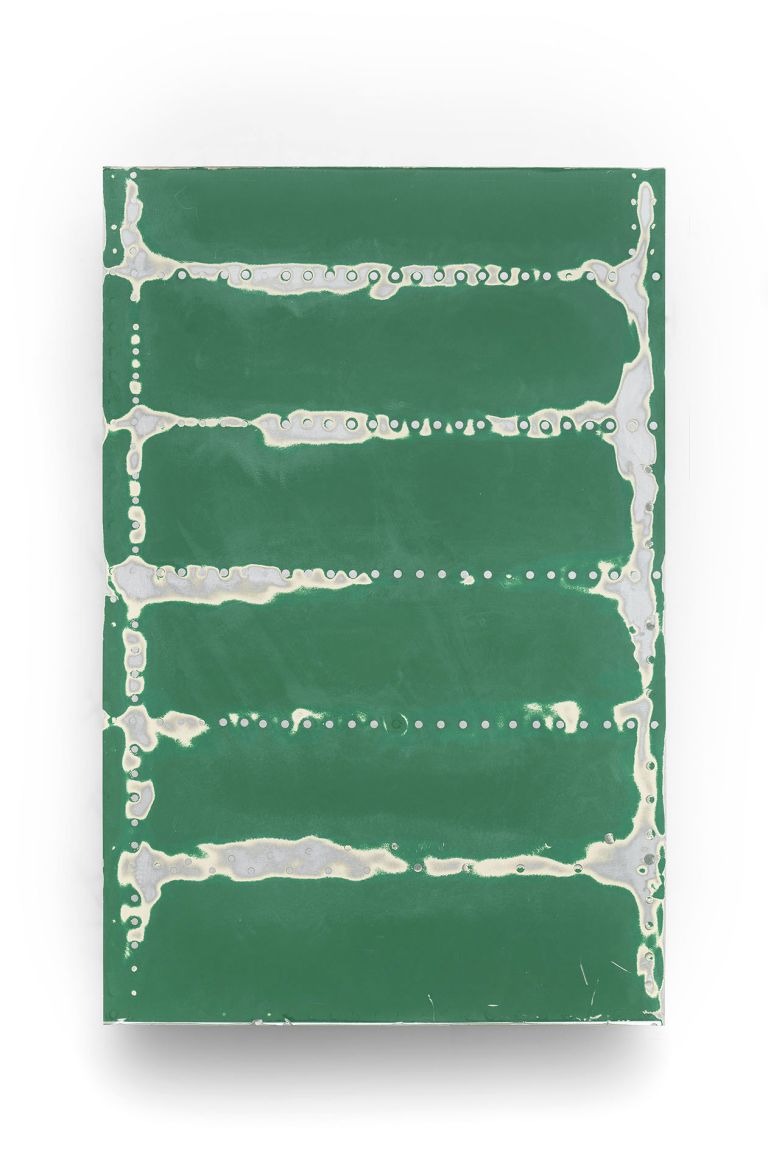 Michail Pirgelis
Italian Denim II, 2021
Aluminium, titanium, lacquer
81.5 &times; 53 &times; 4.5 cm
32 &times; 20 7/8 &times; 1 3/4 inches
