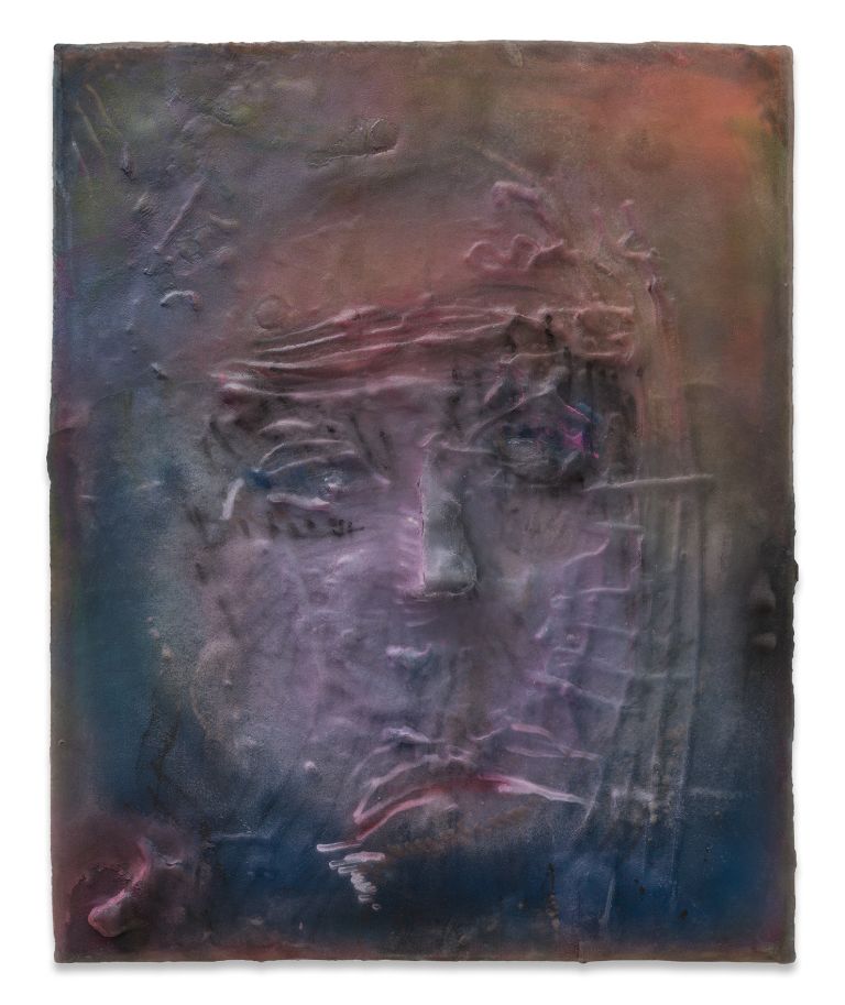 Kaari Upson
Portrait (Vain German), 2020&ndash;21
Urethane, resin, Aqua-Resin, pigment, fiberglass and aluminum
74.3 &times; 59.7 &times; 5.7 cm
29 1/4 &times; 23 1/2 &times; 2 1/4 inches