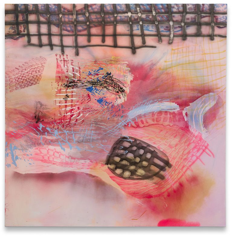 Kaari Upson
Untitled, 2020
Acrylic, spray paint and oil on canvas
152.4 &times; 152.4 cm
60 &times; 60 inches