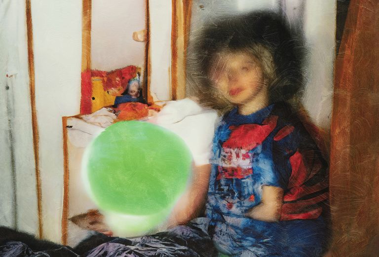 Jon Rafman
𐤉𐤋𐤃𐤟𐤏𐤌𐤟𐤊𐤃𐤅𐤓𐤉𐤌
(Child with Orbs), 2022 (detail)