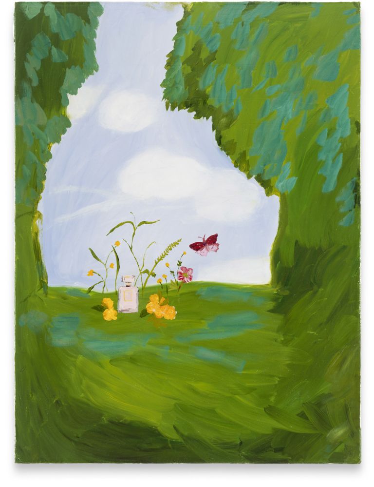 Karen Kilimnik
the happy weeds + insects in the field on a summer day, 2008
Water soluble oil color on canvas
60.5 &times; 46 &times; 4 cm
23 7/8 &times; 18 &times; 1 1/2 inches