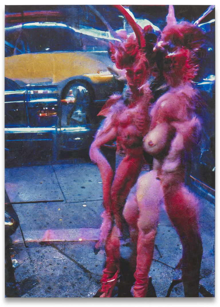 Jon Rafman
𐤒𐤓𐤀𐤁𐤟𐤀𐤍𐤂'𐤋𐤟𐤚
(Club Angel II), 2022
Inkjet print and acrylic on canvas
186.7 &times; 134.6 cm
73.5 &times; 53 inches