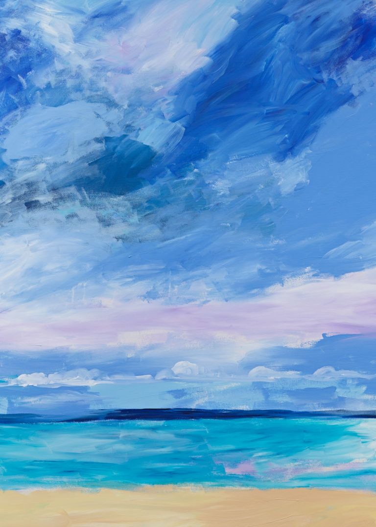 Karen Kilimnik
the beach and sea, 2022 (detail)