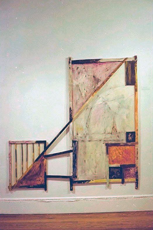 Craig Kauffman, installation view, Robert Elkon Gallery, 1976. Courtesy Archives of American Art