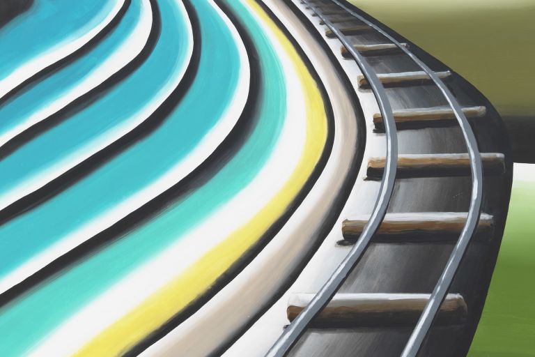 Andreas Schulze
Untitled (Railroad track by the sea), 2013 (detail)