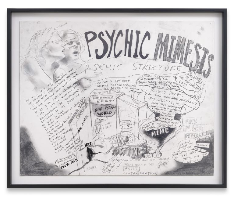Kaari Upson
Untitled (Psychic Mimesis), 2013
Pencil and felt pen on paper 
48.3 &times; 61 cm
19 &times; 24 inches
55.9 &times; 68.6 &times; 5.1 cm (framed)
22 &times; 27 &times; 2 inches (framed)