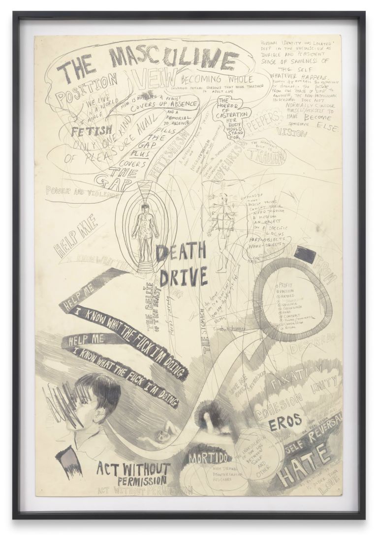 Kaari Upson
Untitled (Death Drive), 2007
Pencil on paper
78.1 &times; 52.1 cm
30 3/4 &times; 20 1/2 inches
85.7 &times; 59.4 &times; 5.1 cm (framed)
33 3/4 &times; 23 3/8 &times; 2 inches (framed)