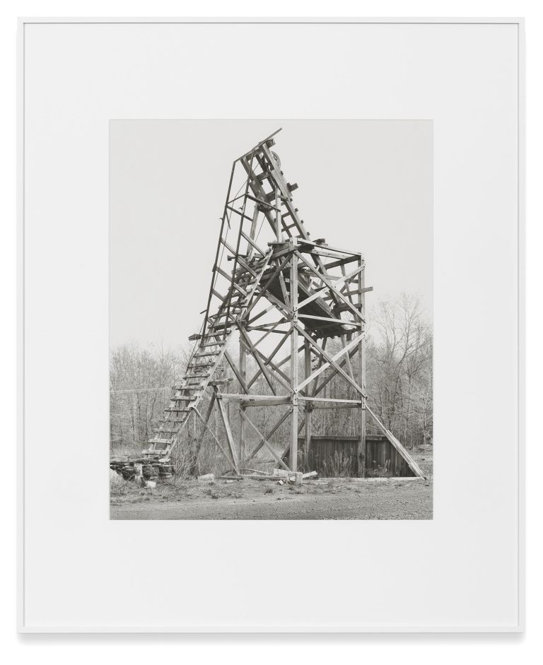 Bernd & Hilla Becher
Winding Tower, Reed & Herb Coal Co., Joliett, Schuylkill County, USA, 1975 (detail)