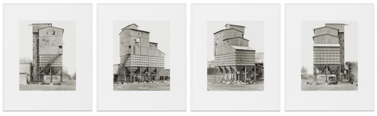 Bernd & Hilla Becher
Gravel Plant, Kretz/Andernach, D, 1987
4 silver-gelatin prints
each 60 &times; 50 cm
each 23 5/8 &times; 19 3/4 inches
each 91.5 &times; 75 cm (framed)
each 36 &times; 29 1/2 inches (framed)