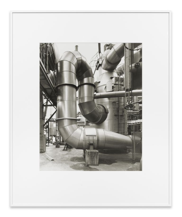 Bernd & Hilla Becher
Detail, Petrochemical Plant, Wesseling, D, 1992
Silver-gelatin print
60 &times; 50 cm
23 5/8 &times; 19 3/4 inches
91.5 &times; 75 cm (framed)
36 &times; 29 1/2 inches (framed)