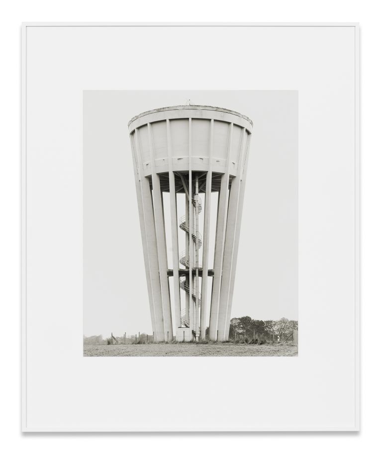 Bernd & Hilla Becher
Water Tower, Autretot, F, 2012
Silver-gelatin print
60 &times; 50 cm
23 5/8 &times; 19 3/4 inches
91.5 &times; 75 cm (framed)
36 &times; 29 1/2 inches (framed)