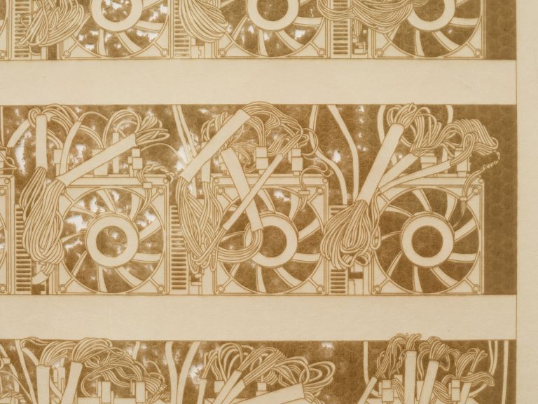 Analia Saban
Cooling Rack (5 x 5), 2023 (detail)
