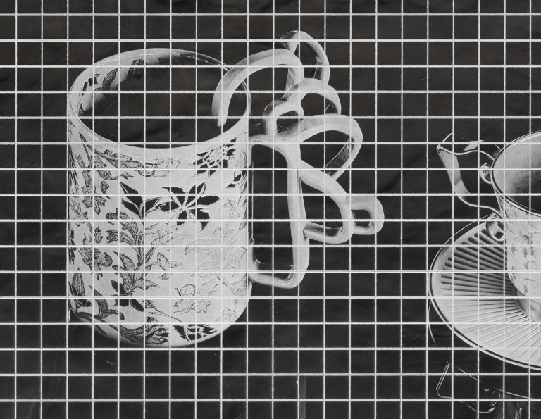 Analia Saban
Grid Method: Tea Cups, 2023 (detail)