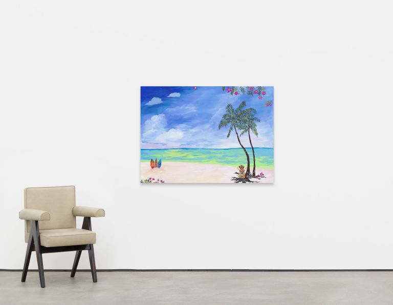 Karen Kilimnik
the beach at pub tiki island, 2023