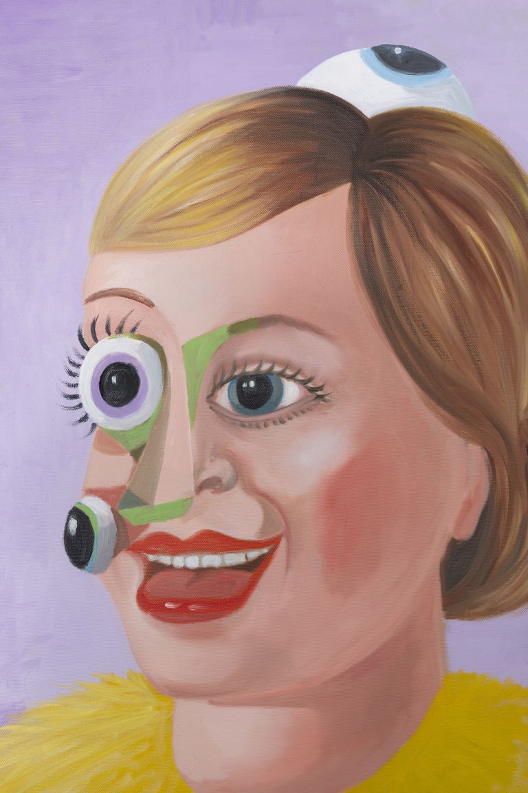 George Condo
Smiling Female Portrait, 2020 (detail)