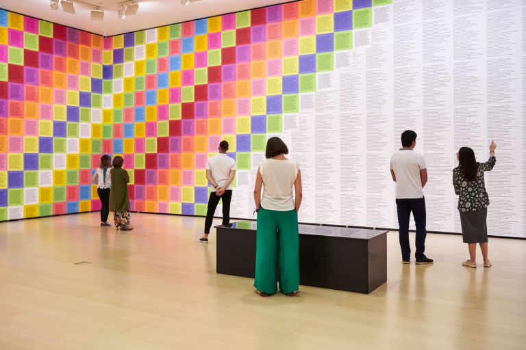 Installation view:&nbsp;Jenny Holzer: Thing Indescribable, Museo Guggenheim Bilbao, Spain, 2019&nbsp;
&copy; 2019 Jenny Holzer, member Artists Rights Society (ARS), NY
Photo: Erika Ede