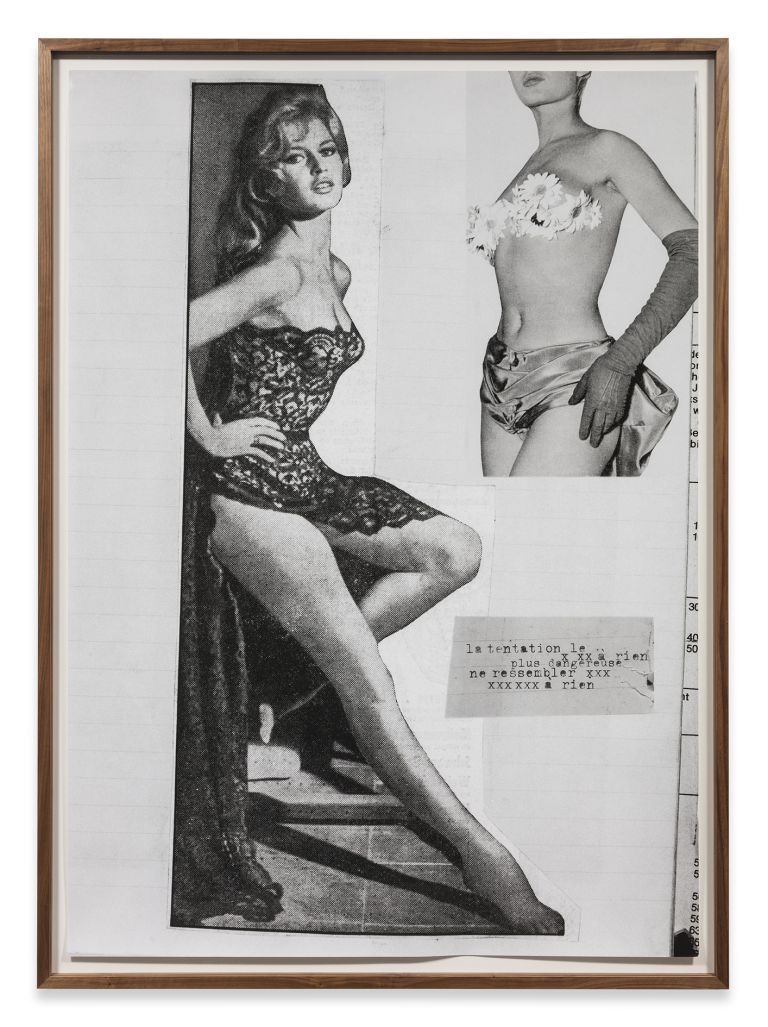Astrid Klein
Untitled (la tentation le plus dangereuse…), 1979
Photowork
175.5 &times; 125.5 cm
69 &times; 49 3/8 inches
190.5 &times; 140.2 cm (framed)
75 &times; 55 1/8 inches (framed)
Edition of 3 + 1 AP