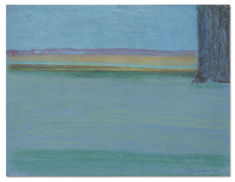 Richard Artschwager
Tree Trunk with River, 2010
Pastel on Paper
50.2 &times; 65.4 cm
19 3/4 &times; 25 3/4 inches
59.3 &times; 74.4 cm (framed)
23 3/8 &times; 29 1/4 inches (framed)