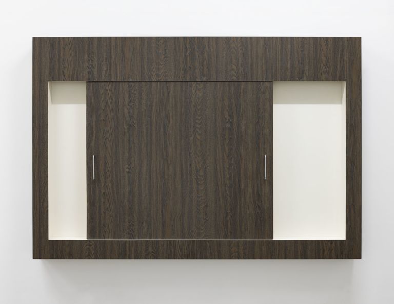 Richard Artschwager
Sliding Door II, 1964/79
Formica on wood with metal handles
143 &times; 213 &times; 18 cm | 56 1/4 &times; 83 7/8 &times; 7 inches