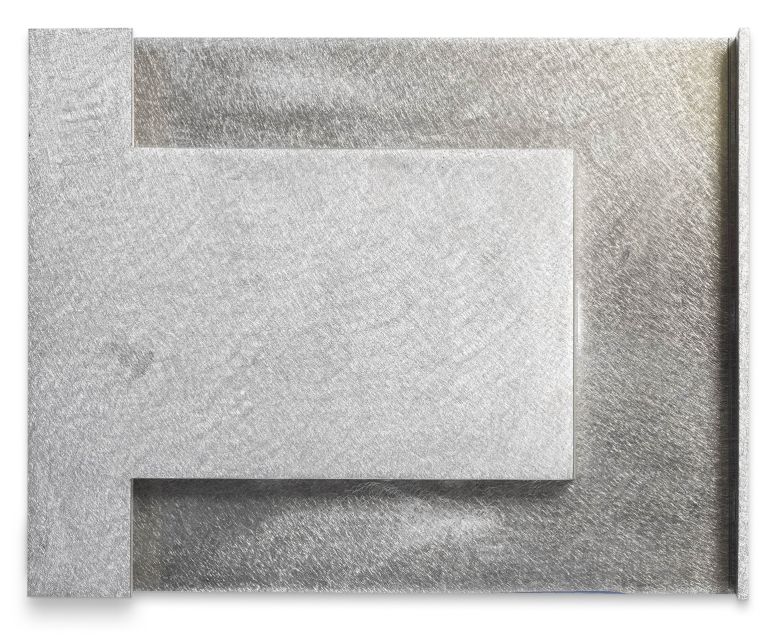 Thea Djordjadze
Untitled, 2021
Sanded aluminum
24 &times; 19 &times; 3.5 cm | 9 1/2 &times; 7 1/2 &times; 1 3/8 inches