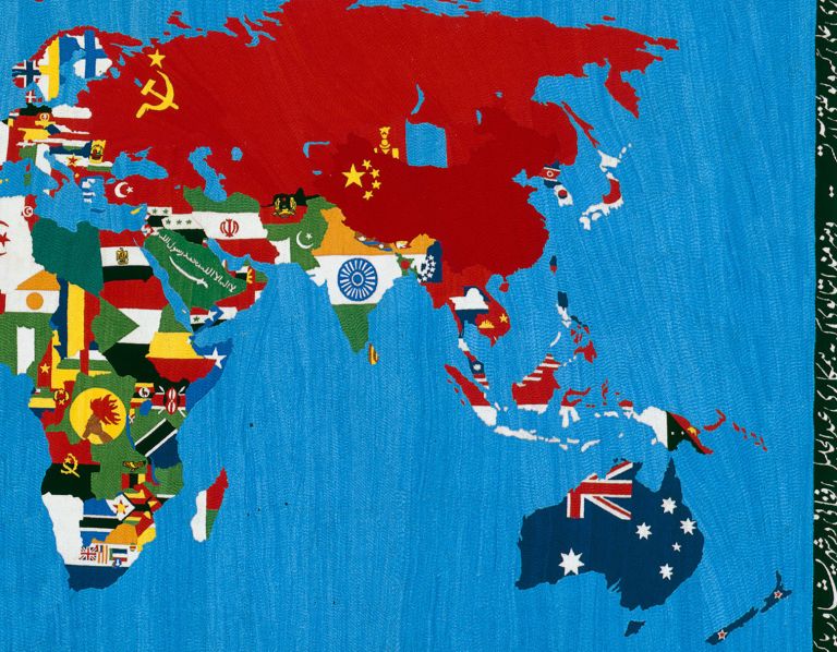 Alighiero Boetti
Mappa, 1989 (detail)