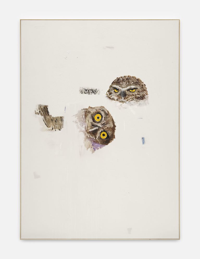 David Ostrowski
Wahrheitsunlust (Parliament Paintings), 2023
Acrylic and lacquer on canvas, wood
181 x 131 cm | 71 1/4 x 51 5/8 inches (framed)