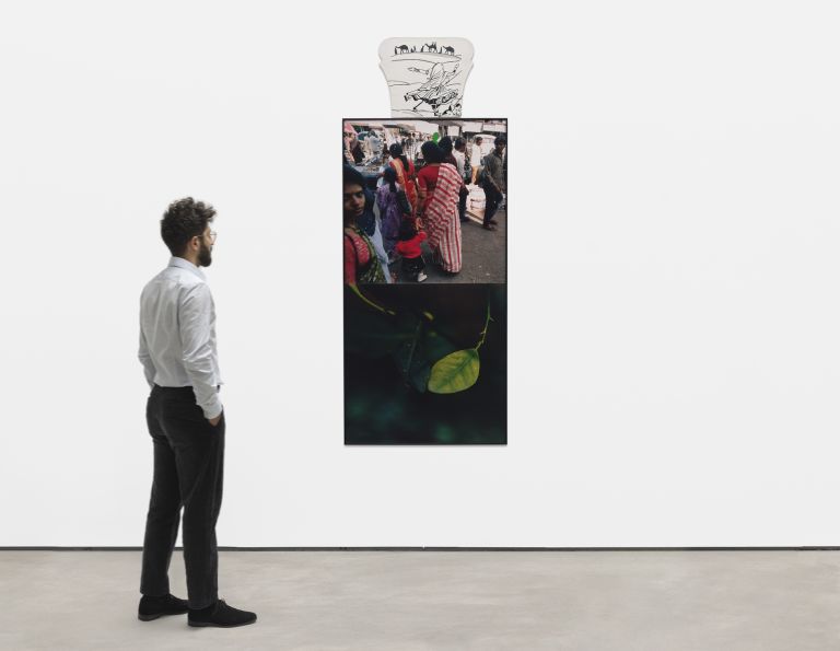 John Baldessari
Street Scene (with Green Instrusion)/Leaves (Green), 1992