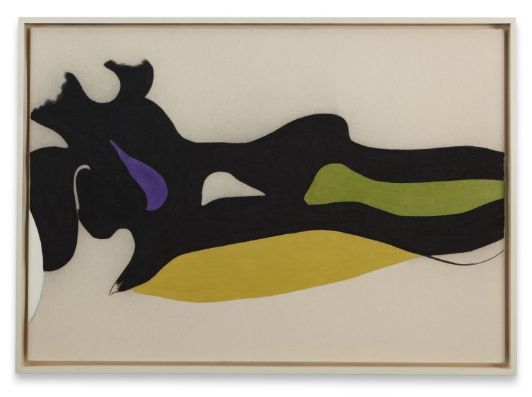 Gary Hume
Untitled, 2024
Charcoal, acrylic and gloss on canvas, in artist&rsquo;s frame
69 &times; 99 cm | 27 1/8 &times; 39 inches
74 &times; 104 cm | 29 1/8 &times; 41 inches (framed)