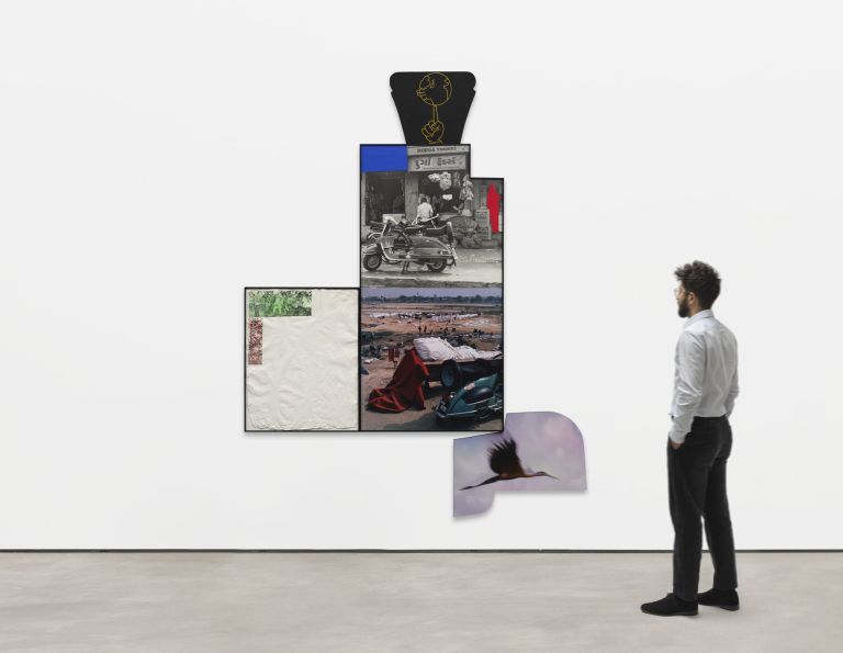 John Baldessari
Street Scene (with Red and Blue Intrusion)/Landscape (with Red Shape), 1992