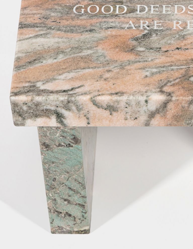 Jenny Holzer
Selection from Truisms: Good deeds…, 2024 (detail)