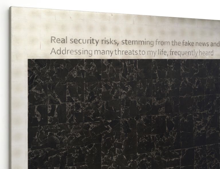 Jenny Holzer
fake news and lies, 2023 (detail)