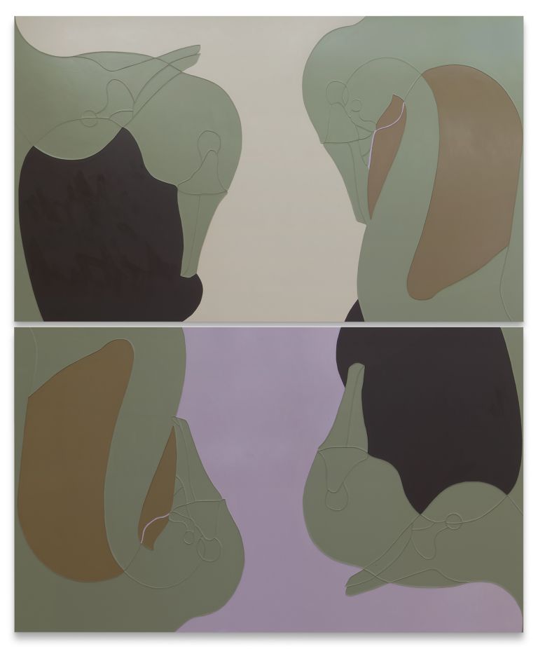 Gary Hume
Untitled, 2024
Satinwood on aluminium, diptych
145 &times; 239 cm each | 57 &times; 94 inches each