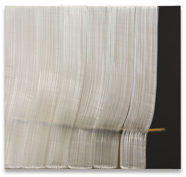 Hyun-Sook Song
7 Brushstrokes over 1 Brushstroke, 2024
Tempera on canvas
130 &times; 140 cm | 51 1/8 &times; 55 1/8 inches