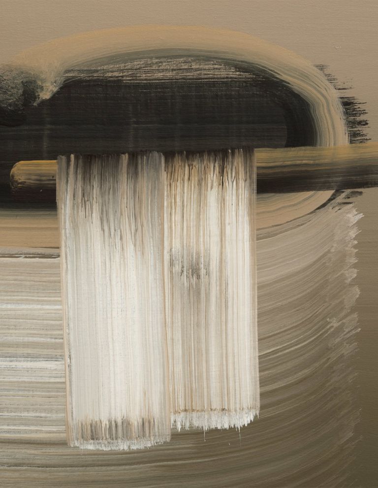 Hyun-Sook Song
Triptych: 5 Brushstrokes III, 8 Brushstrokes, 7 Brushstrokes, 2023 (detail)