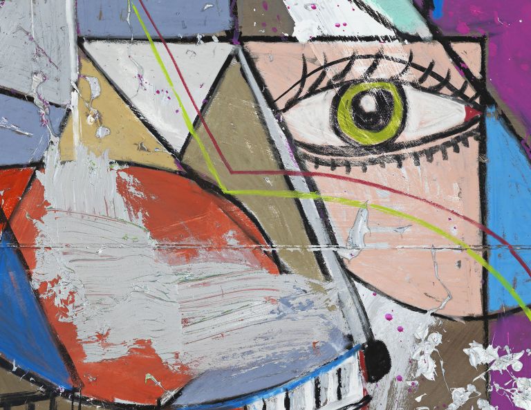 George Condo
Frantic Circus Figure, 2024 (detail)