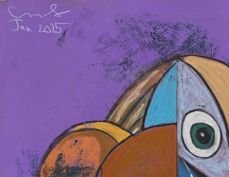 George Condo
Abstract Female Profile, 2025 (detail)