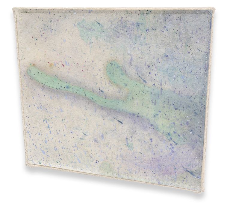 Lucy Dodd
The Reach, 2024
Flower essences of gorse, dandelion, lily of the valley, bluebell and forget-me-not, copper ink, iron oxide, blue and green spirulina, black and green tea, butterfly pea powder, stickyweed, seaweed, avocado, onion skins, hematite, smalt, cochineal, and acrylic pigments
Clockwise from top:
40 &times; 37 &times; 36 &times; 32 cm | 15 3/4 &times; 14 5/8 &times; 14 1/8 &times; 12 5/8 inches