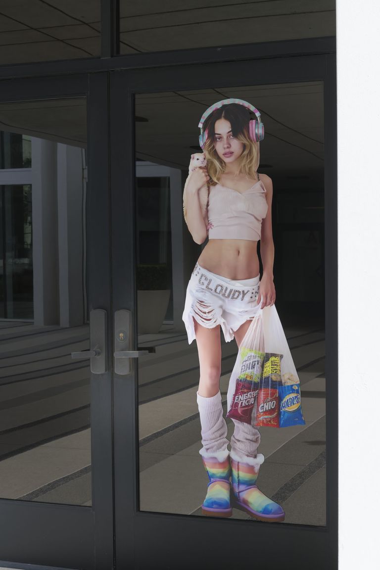 Jon Rafman
Cloutbomb (MSM Network), 2025
13 vinyl decals
Dimensions variable