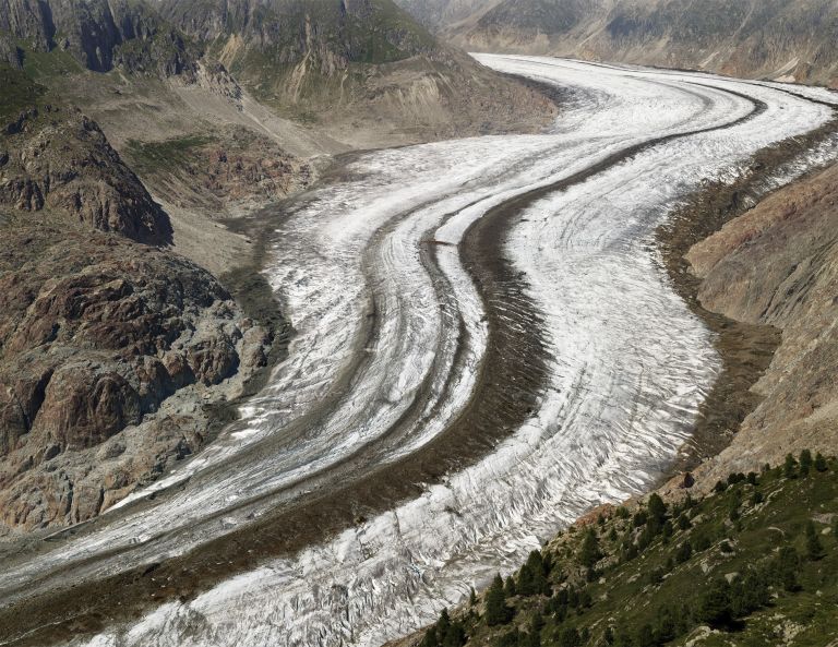 Andreas Gursky
Aletsch Glacier II, 2024 (detail)