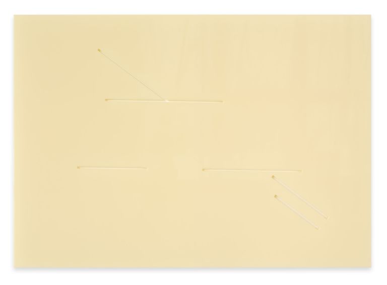 Rosemarie Trockel
Less-than 5, 2024
Plexiglass
82 &times; 58.5 &times; 1.5 cm | 32 1/4 &times; 23 &times; 5/8 inches