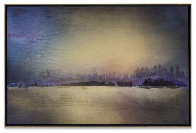 Robert Elfgen
Tamara IX, 2025
Metallic spray paint, wood stain, ink on wood, artist frame
125.5 &times; 190 &times; 4 cm | 49 3/8 &times; 74 7/8 &times; 1 5/8 inches